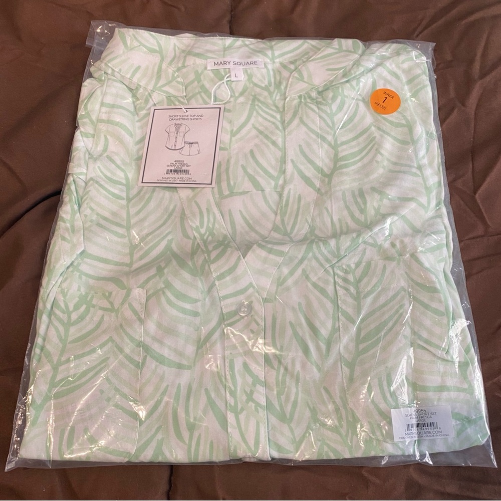 Mary Square Palm Fresca Serena Short Set - Picture 10 of 10